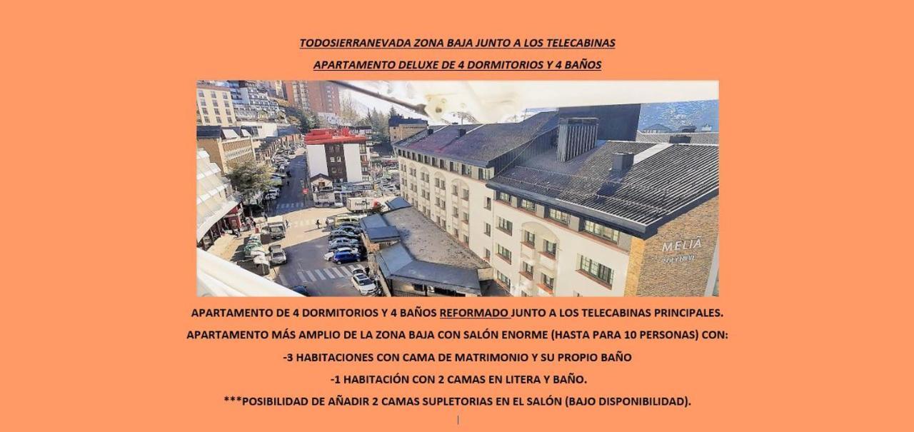 סיירה נבדה Todosierranevada Zona Baja - Apartamentos De 4 Dormitorios - Junto A Los Telecabinas מראה חיצוני תמונה